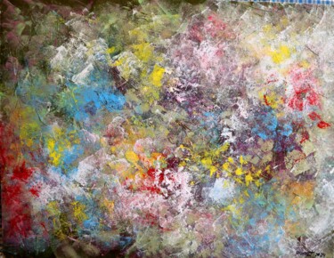 Pintura intitulada "Universe of Flowers" por Rakhmet Redzhepov, Obras de arte originais, Acrílico