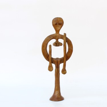 Sculpture titled "Sans titre (n° 119)" by Didier Fournier, Original Artwork, Bronze