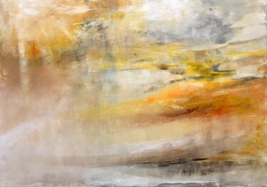 绘画 标题为“Yellow sunrise” 由Miri Baruch, 原创艺术品, 油