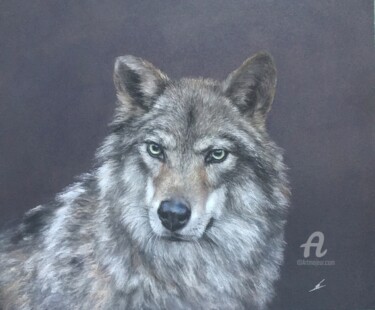 Owner of the forest Dessin intitulée "Owner of the forest" par Irene_art, Œuvre d'art originale, Pastel