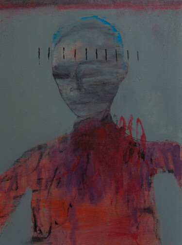 绘画 标题为“"keep this quiet"” 由Marc E. Des Rosiers, 原创艺术品, 丙烯 安装在木质担架架上