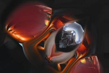 Digital Arts titled "Move 7" by Dejan Vucelic, Original Artwork, Digital Painting