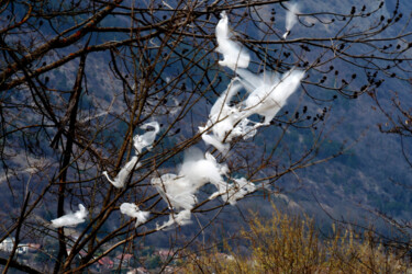 Malerei mit dem Titel "En route vers le pi…" von Christophe Sécher, Original-Kunstwerk, Nicht bearbeitete Fotografie Auf And…