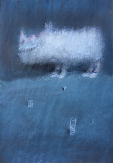 绘画 标题为“where is everyone” 由Sergii Shkoliar, 原创艺术品, 丙烯