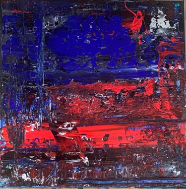 Pintura titulada "Crépuscule" por Sylvaine Lebreton, Obra de arte original, Acrílico