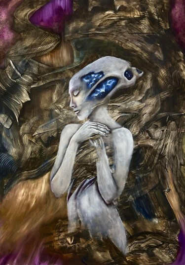 Methamorphosis 绘画 标题为“Methamorphosis” 由Martin Schöckl, 原创艺术品, 油 安装在其他刚性面板上