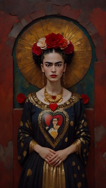 Arts numériques intitulée "Love hurts" par Olga A Oprits, Œuvre d'art originale, Peinture numérique