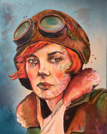 Peinture intitulée "Top Gomme" par Pascal Fairier, Œuvre d'art originale, Acrylique