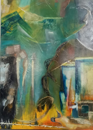 Rebirth of the soul 2 Malerei mit dem Titel "Rebirth of the soul…" von Emili Vit, Original-Kunstwerk, Öl Auf Holzplatte montiert