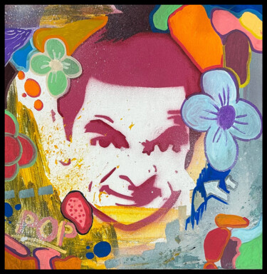绘画 标题为“Mr bean POP” 由Giovanni.D, 原创艺术品, 丙烯 安装在纸板上