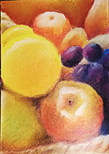 Malarstwo zatytułowany „Owoce” autorstwa Aleksandra W, Oryginalna praca, Pastel