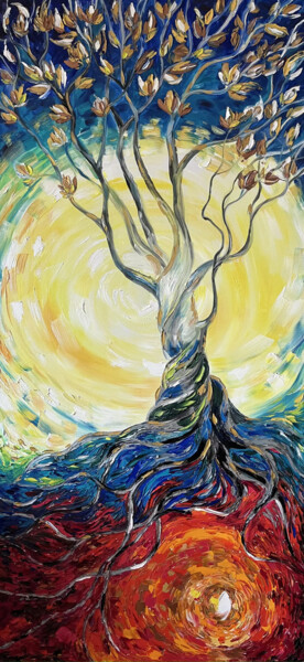 绘画 标题为“The Tree of Life” 由Daria Chenskaya, 原创艺术品, 油