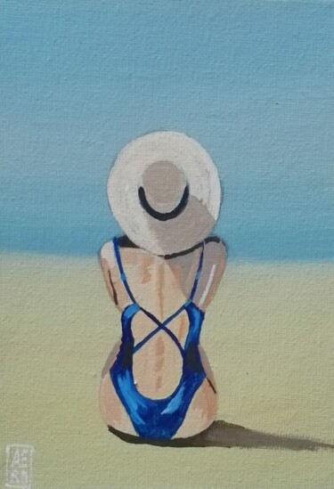 Peinture intitulée "Admiration" par Aéro, Œuvre d'art originale, Acrylique Monté sur Châssis en bois