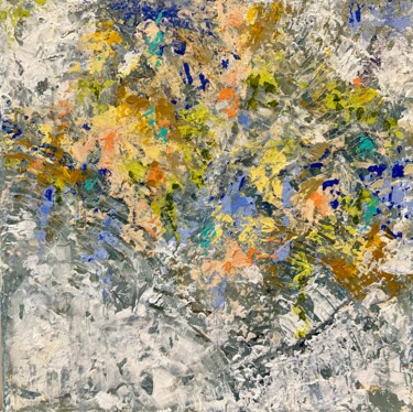 Painting titled "CAOS II" by Ivanna Manzur, Original Artwork, Acrylic Mounted on Wood Stretcher frame