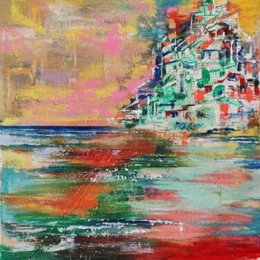Painting titled "A love affair" by Atignas Art, Original Artwork, Oil
