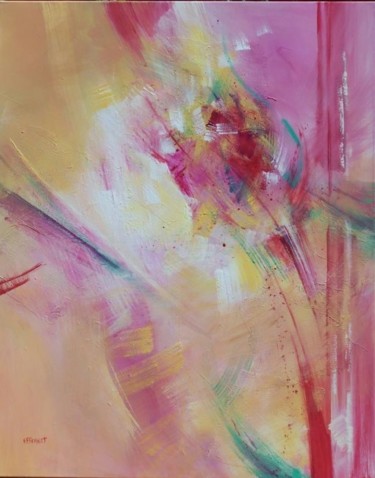 Peinture intitulée "...aimer être, être…" par Anne-Frédérique Ferret, Œuvre d'art originale, Huile