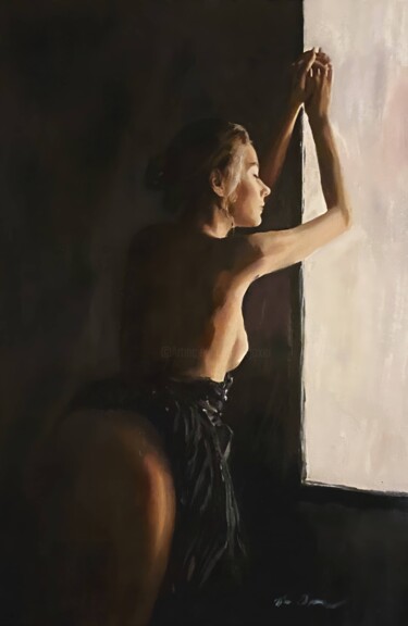 Pintura titulada "'The Anticipation'" por William Oxer, Obra de arte original, Oleo
