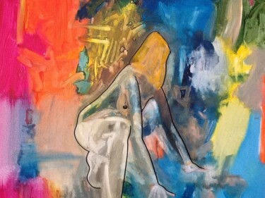 il nuovo senso della donna, the new sense of women Pittura intitolato "il nuovo senso dell…" da Carlo Vercelli, Opera d'arte originale, Olio