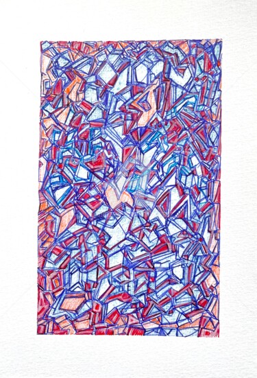 Dessin intitulée "F48" par Chris.Sopena, Œuvre d'art originale, Stylo gel