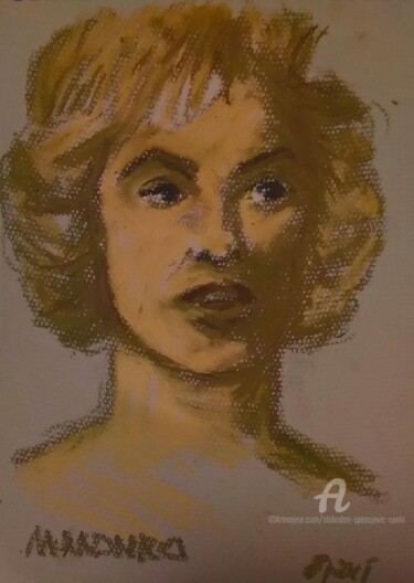 绘画 标题为“Some like it hot” 由Slobodan Spasojevic (Spaki), 原创艺术品, 粉彩