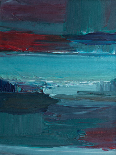 Painting titled "Maybe Tomorrow" by Thomas Hjelm, Original Artwork, Acrylic Mounted on Wood Stretcher frame