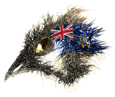 Pandemi Bird South Georgia and the South Sandwich Islands Digital Arts titled "Pandemi Bird South…" by Johann Sidlo, Original Artwork, Digital Painting