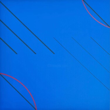 Peinture intitulée "Encerclement I" par Jean-Marc Gardeux, Œuvre d'art originale, Acrylique