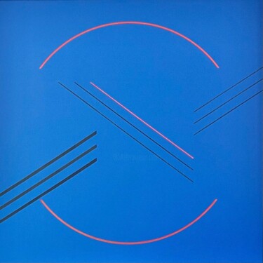 Peinture intitulée "Encerclement IV" par Jean-Marc Gardeux, Œuvre d'art originale, Acrylique