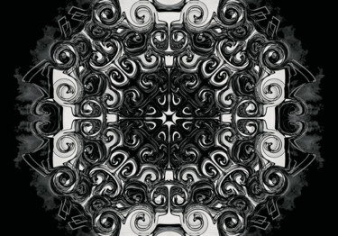 数字艺术 标题为“Création du temps” 由Jérémie Battaglia, 原创艺术品, 数字油画
