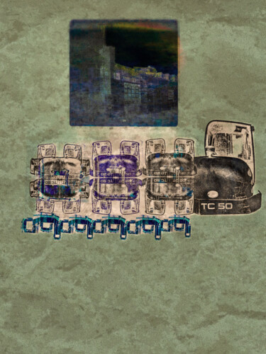 摄影 标题为“Machinery-Rebuild #1” 由Helena Pellicer Ortiz, 原创艺术品, 操纵摄影