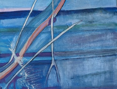 Peinture intitulée "MARINA 2" par Juan Luis Gandulfo, Œuvre d'art originale, Acrylique Monté sur Châssis en bois