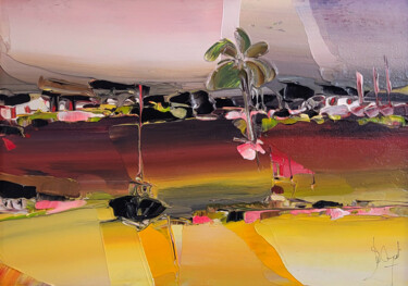 Painting titled "L'orage agit librem…" by Muriel Cayet, Original Artwork, Acrylic