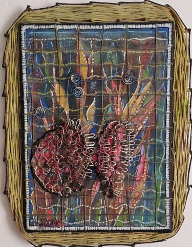 "Le poisson" başlıklı Heykel Laura-Carole Von Borzyskowski tarafından, Orijinal sanat, Akrilik