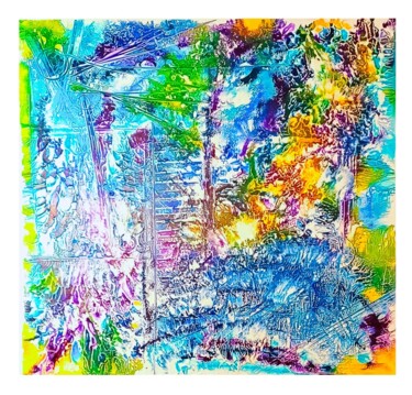 Peinture intitulée "Le caprice des méla…" par Carriere De Glencoe, Œuvre d'art originale, Encre Monté sur Châssis en bois