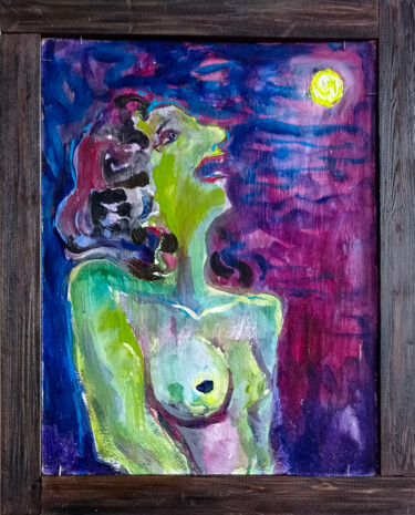 绘画 标题为“№1 (from the series…” 由Margarita Dyushko, 原创艺术品, 丙烯 安装在木质担架架上