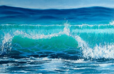 绘画 标题为“Surf-3” 由Artem Kolesnikov, 原创艺术品, 油