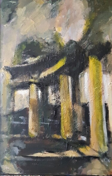 Картина под названием "Колоннада" - Tatyana Zakharova, Подлинное произведение искусства, Акрил