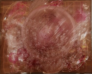 Peinture intitulée "1er Plongeon" par Monique Mert, Œuvre d'art originale, Huile