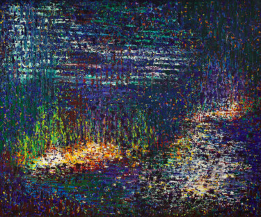 Pittura intitolato "Roca de la Sierra I" da Pia Andersen, Opera d'arte originale, Olio