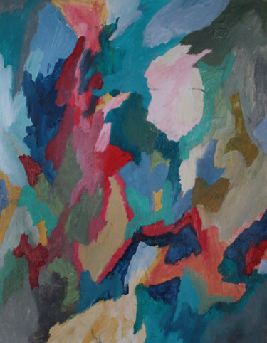 Painting titled "Montserrat" by Peter Kilb, Original Artwork, Acrylic