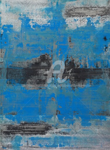 Into the Blue 1 / "A certain blue enters your soul"- Matisse Printmaking titled "Into the Blue 1 / "…" by Małgorzata Wartołowicz (Margot Sophie), Original Artwork, Digital Print