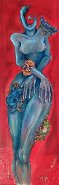 Humiliation 绘画 标题为“Humiliation” 由Sofiia Dvoretska, 原创艺术品, 油 安装在木质担架架上