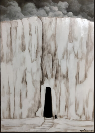 Peinture intitulée "Passa o vattene." par Jacopo Marchi, Œuvre d'art originale, Huile Monté sur Châssis en bois