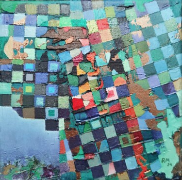 Malerei mit dem Titel "you have to find a…" von Reiner Makarowski, Original-Kunstwerk, Öl