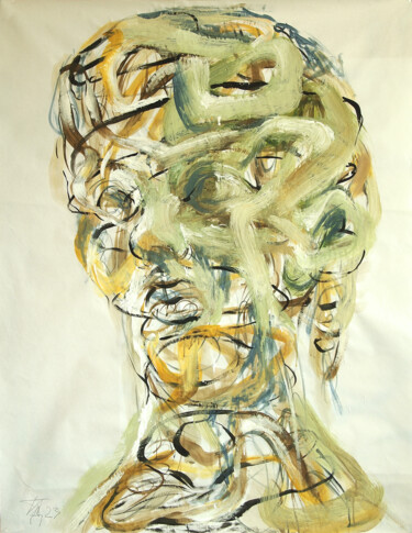 绘画 标题为“Woman 7,23” 由Pavel Durasov, 原创艺术品, 丙烯