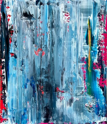 Abstract Emotion Mirror N71123 Malerei mit dem Titel "Abstract Emotion Mi…" von Rafal Dobosz, Original-Kunstwerk, Öl