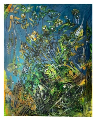 「deep in the grass」というタイトルの絵画 Maraによって, オリジナルのアートワーク, アクリル