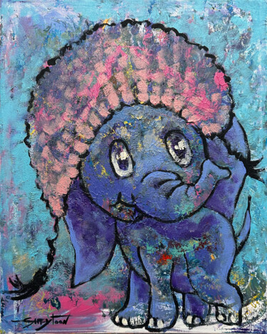 Peinture intitulée "ORIGINAL painting 2…" par Gabbytoon, Œuvre d'art originale, Acrylique