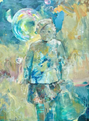 Childhood Dreams Peinture intitulée "Childhood Dreams" par Zakhar Shevchuk, Œuvre d'art originale, Huile