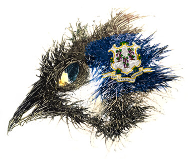 Digital Arts titled "Pandemi Bird Connec…" by Johann Sidlo, Original Artwork, Digital Painting